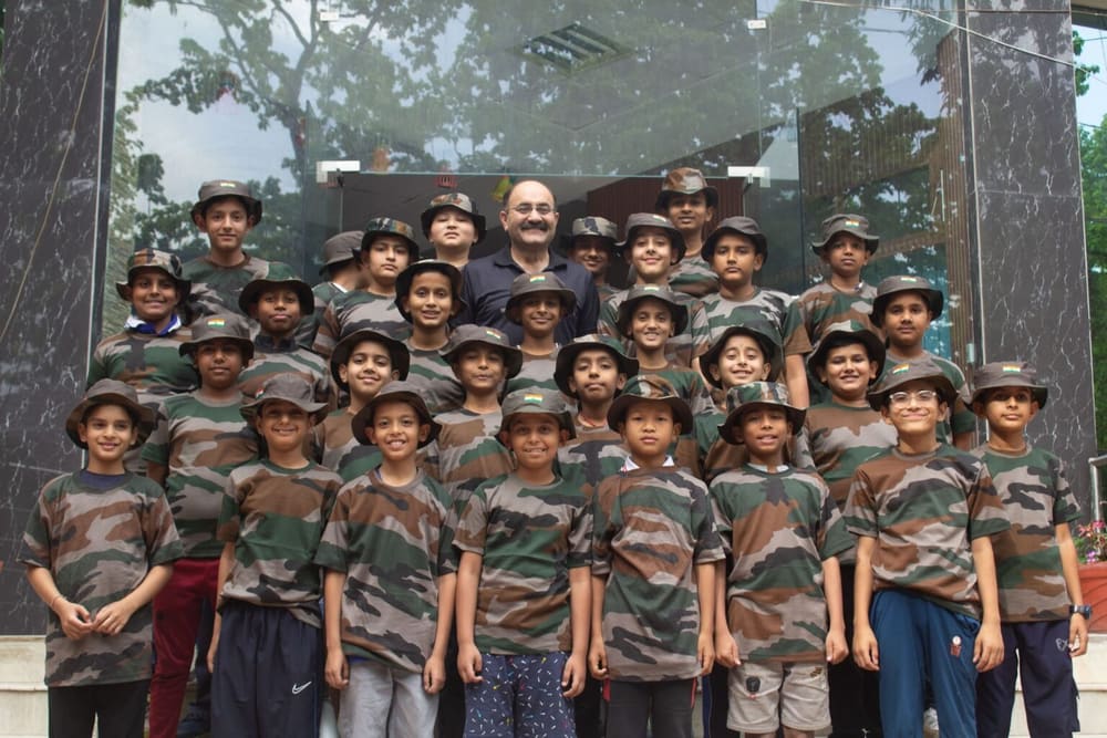 WEDA cadets at summer training camp
